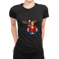 Peacemaker And Eagly Dceu Ladies Fitted T-shirt | Artistshot