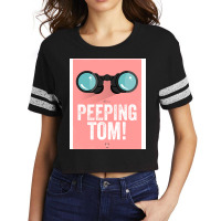 Cinema Obscura Series   Back To The Future   Peeping Tom Scorecard Crop Tee | Artistshot