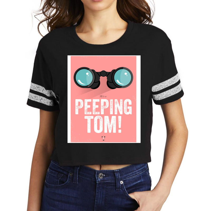 Cinema Obscura Series   Back To The Future   Peeping Tom Scorecard Crop Tee by toufieenteksd | Artistshot