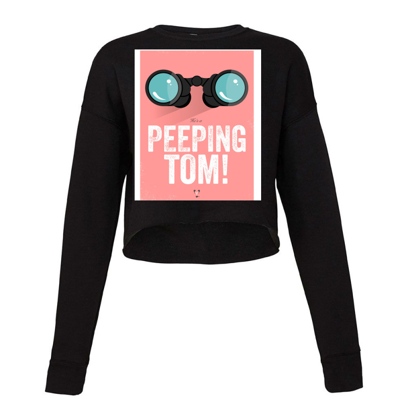 Cinema Obscura Series   Back To The Future   Peeping Tom Cropped Sweater by toufieenteksd | Artistshot