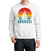 Honduras Vintage Sailing Boat Sailor Souvenir Crewneck Sweatshirt | Artistshot