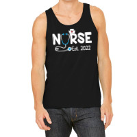 Nurse Est 2022 Rn Nursing School Graduation Graduate Tank Top | Artistshot