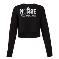 Nurse Est 2022 Rn Nursing School Graduation Graduate Cropped Sweater | Artistshot