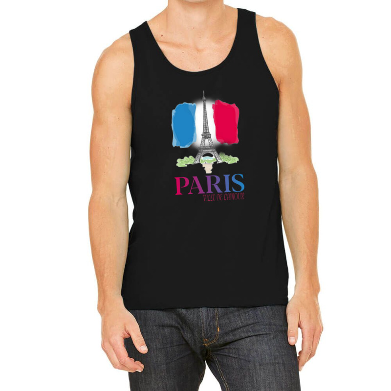 Paris City Of Love Tank Top by MichaelVictory | Artistshot