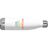 Because I'm Hana That's Why Personalized Name Funny T Shirt Stainless Steel Water Bottle | Artistshot