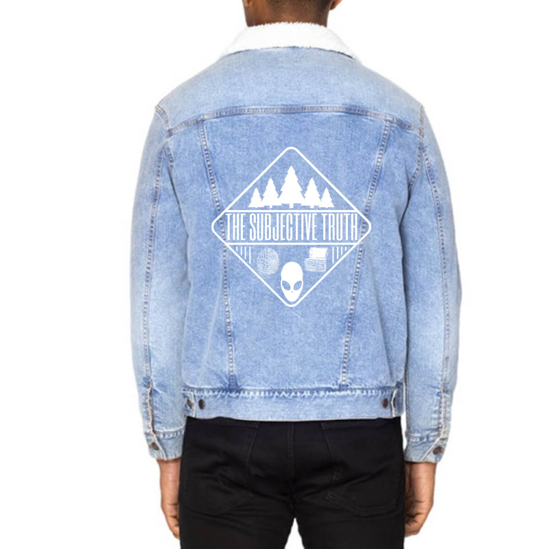 Hot Trend The Subjective Truth Iii Unisex Sherpa-Lined Denim Jacket by Pannell Quintero | Artistshot