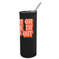 Timothy Leary Turn On Tune In Drop Out Skinny Tumbler | Artistshot