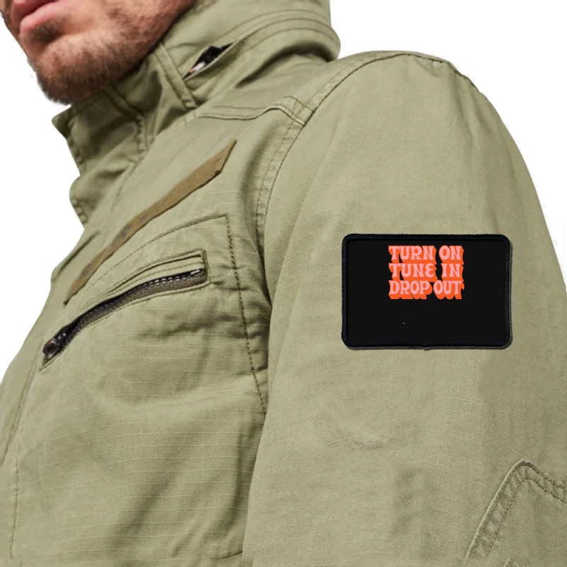 Timothy Leary Turn On Tune In Drop Out Rectangle Patch | Artistshot