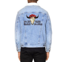 Do No Harm Take No Bull For Light Unisex Sherpa-lined Denim Jacket | Artistshot