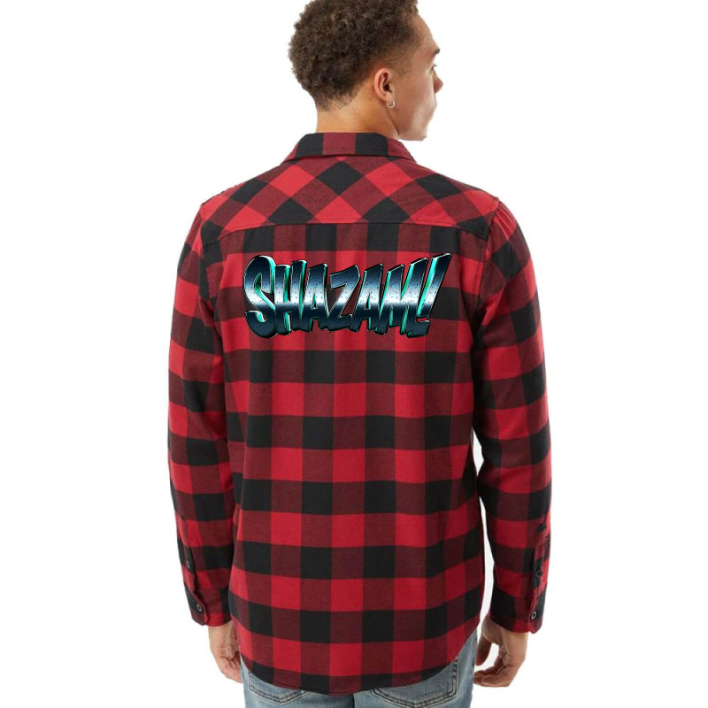 Shazam Electric Blue Flannel Shirt | Artistshot