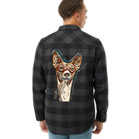 Dog Basenji Ears Face Flannel Shirt | Artistshot