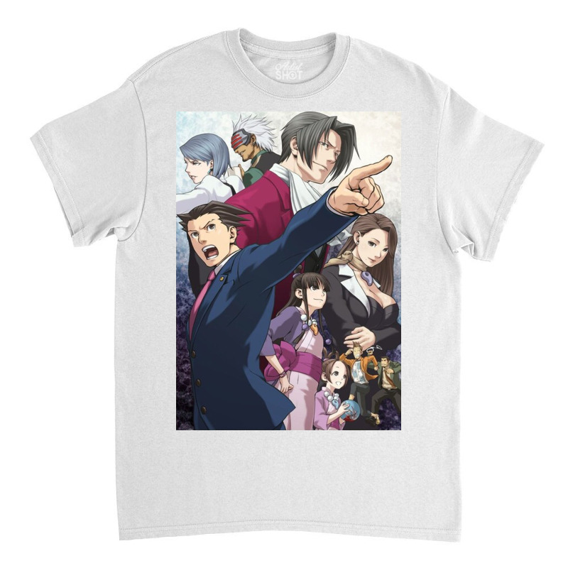 Ace Attorney Poster Anime Classic T-shirt by jeremyhibb | Artistshot