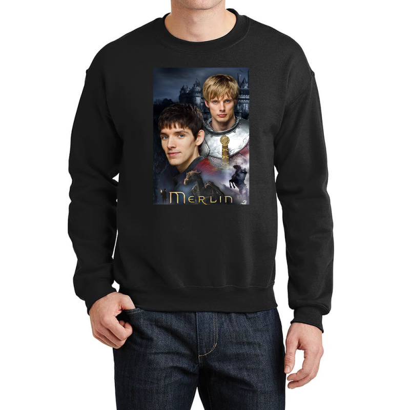 Merlin Poster Crewneck Sweatshirt | Artistshot