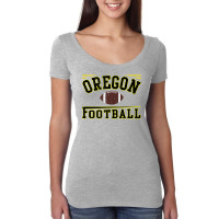 Oregon Football Fan Straight Outta Eugene Vintage Women's Triblend Scoop T-shirt | Artistshot