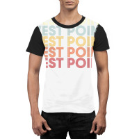 West Point Utah West Point Ut Retro Vintage Text T Shirt Graphic T-shirt | Artistshot