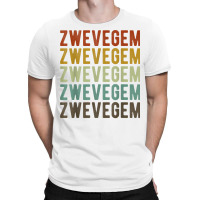 Zwevegem City Belgium Retro T Shirt T-shirt | Artistshot