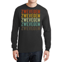 Zwevegem City Belgium Retro T Shirt Long Sleeve Shirts | Artistshot