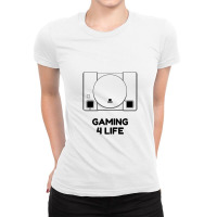 Gaming T Shirt Nine Tendo Ladies Fitted T-shirt | Artistshot