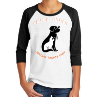 Paw And Order Special Treats Unit Training Dog And Cat Youth 3/4 Sleeve | Artistshot