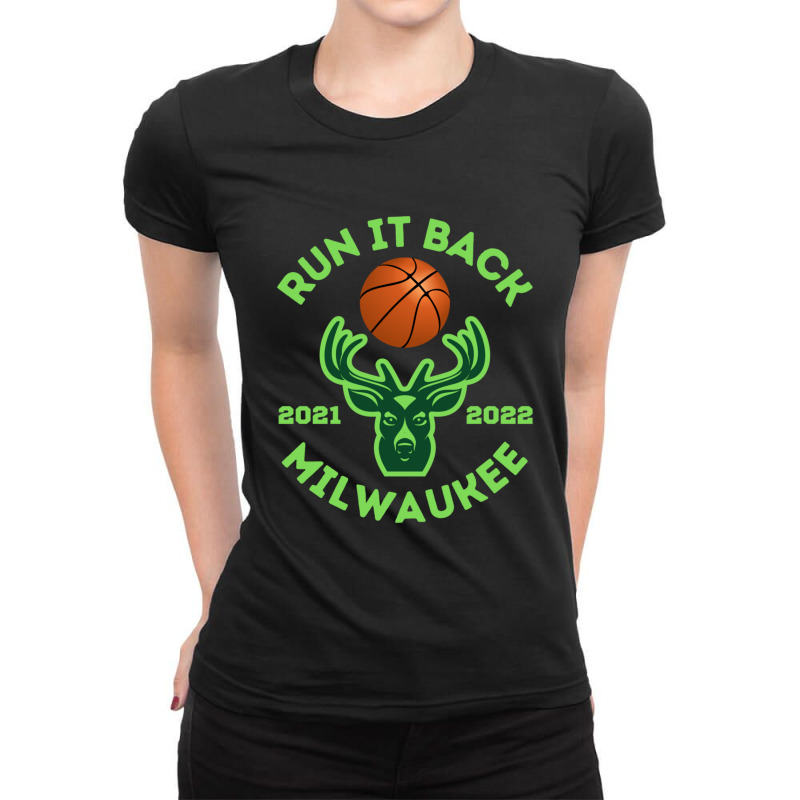 Run It Back Milwaukee 1boy Ladies Fitted T-Shirt by LindaMarisa | Artistshot