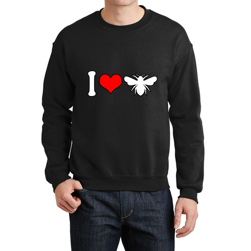 Limited Edition I Love Bees Crewneck Sweatshirt by Milne Charlton | Artistshot