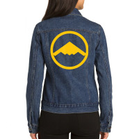 Trending B-2 Stealth Bomber (yellow) Air Force Military Jet Ladies Denim Jacket | Artistshot