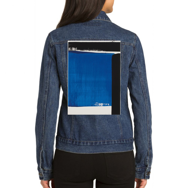 Pierre Soulages Ladies Denim Jacket by citrasunny | Artistshot