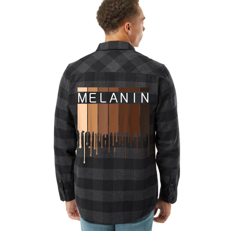 Melanin Pride Black History Month Drippin Melanin Flannel Shirt | Artistshot