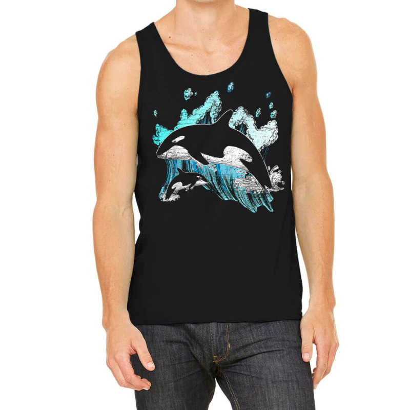 Killer Whale Ocean Swim Cool Animal Creature Orca T Shirt Tank Top | Artistshot