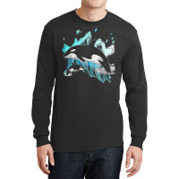 Killer Whale Ocean Swim Cool Animal Creature Orca T Shirt Long Sleeve Shirts | Artistshot