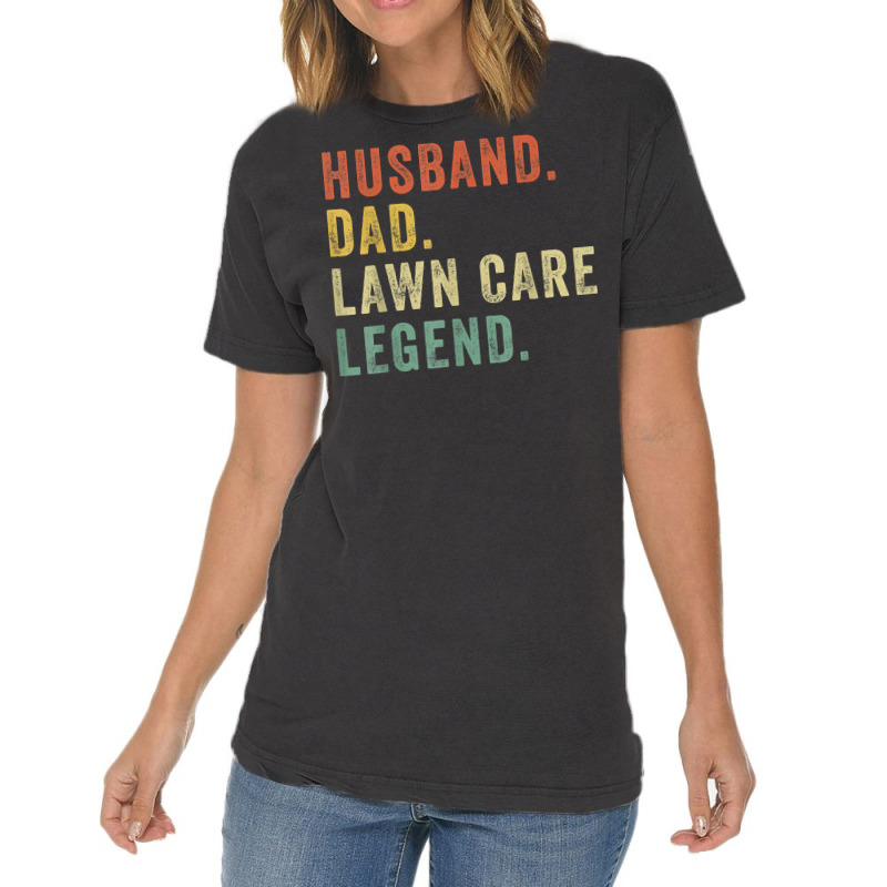 Mens Lawn Mowing Shirt Lawn Care Gardening Gift Funny Dad Jokes T Shir Vintage T-shirt | Artistshot