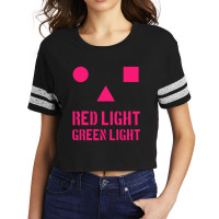 Limited Edition Red Light, Green Light Minimal Design Scorecard Crop Tee | Artistshot