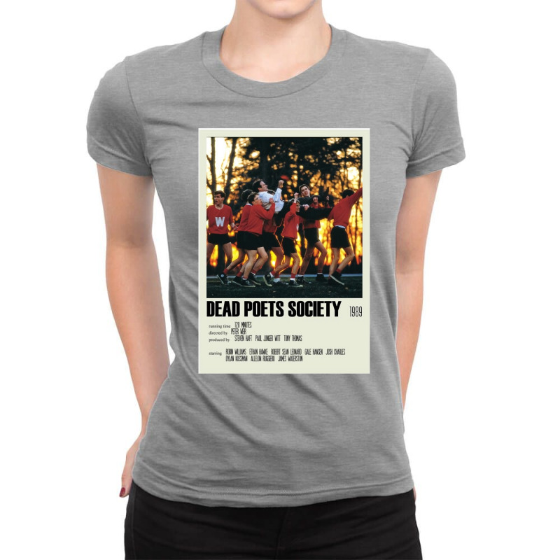 Tom Schulman Dead The Poets Teen Drama Film Ladies Fitted T-Shirt by tonchibenaja | Artistshot