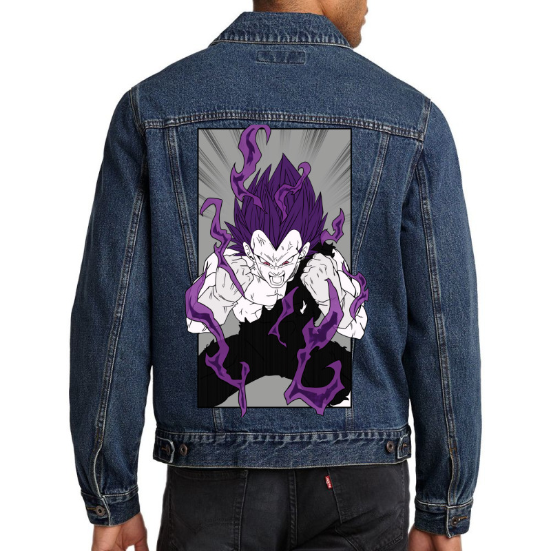 Ultra Ego Vegeta Coloured Manga Men Denim Jacket | Artistshot