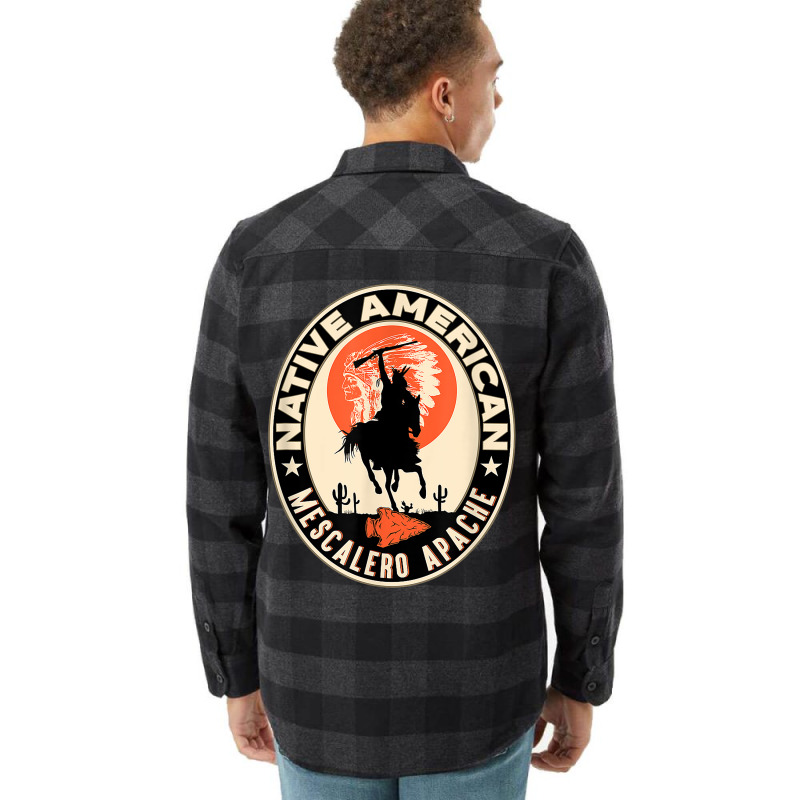 Mescalero Apache Strong Native American Indian Tribe Pride Flannel Shirt by RANDYYATT | Artistshot