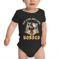 Animal Horseback Riding Horse Girls Women Gift Horse Pullover Baby Bodysuit | Artistshot