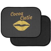 Womens Cocoa Cutie Sexy Gold Lips Cute Melanin Rear Car Mat | Artistshot