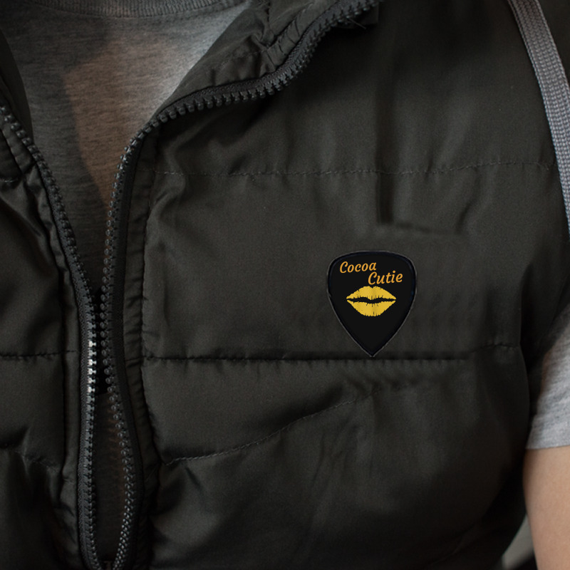 Womens Cocoa Cutie Sexy Gold Lips Cute Melanin Shield S Patch | Artistshot