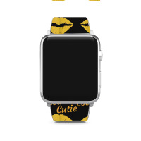 Womens Cocoa Cutie Sexy Gold Lips Cute Melanin Apple Watch Band | Artistshot