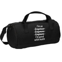 I Am Good With Math Duffel Bag | Artistshot