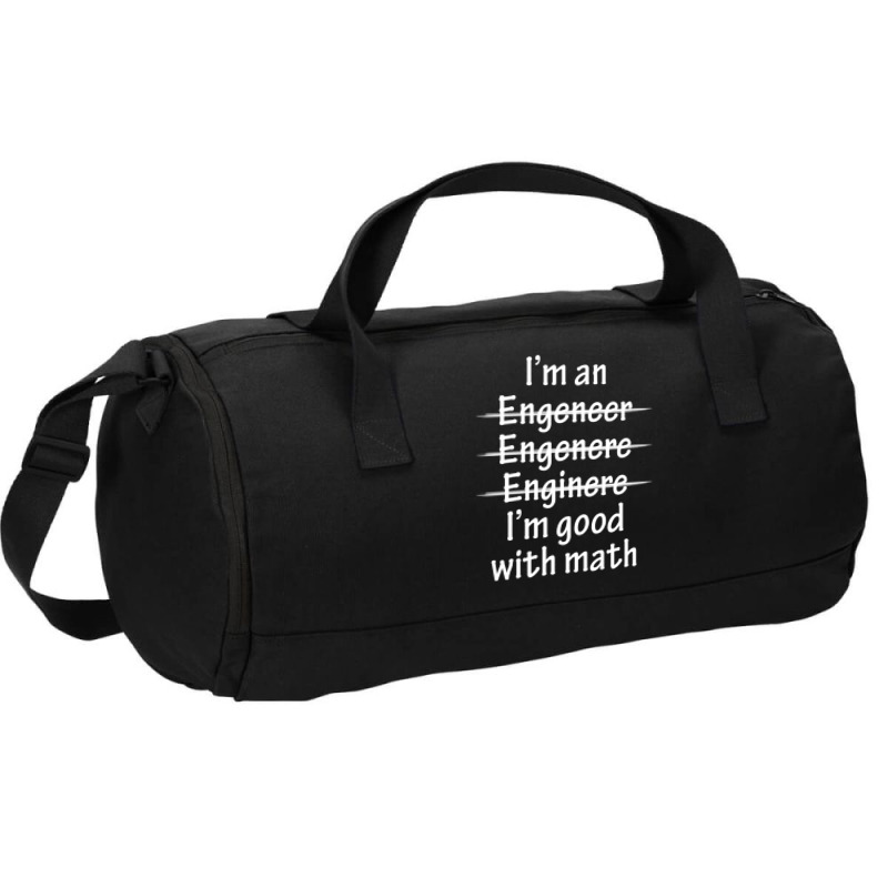 I Am Good With Math Duffel Bag | Artistshot