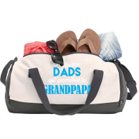 Only The Best Dads Get Promoted To Grandpapa Duffel Bag | Artistshot