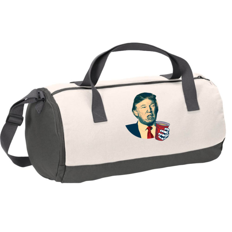 Donald Trump Celebrating 4th Of July Duffel Bag | Artistshot