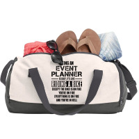 Being An Event Planner Like The Bike Is On Fire Duffel Bag | Artistshot