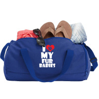 I Love Fur Babies Duffel Bag | Artistshot