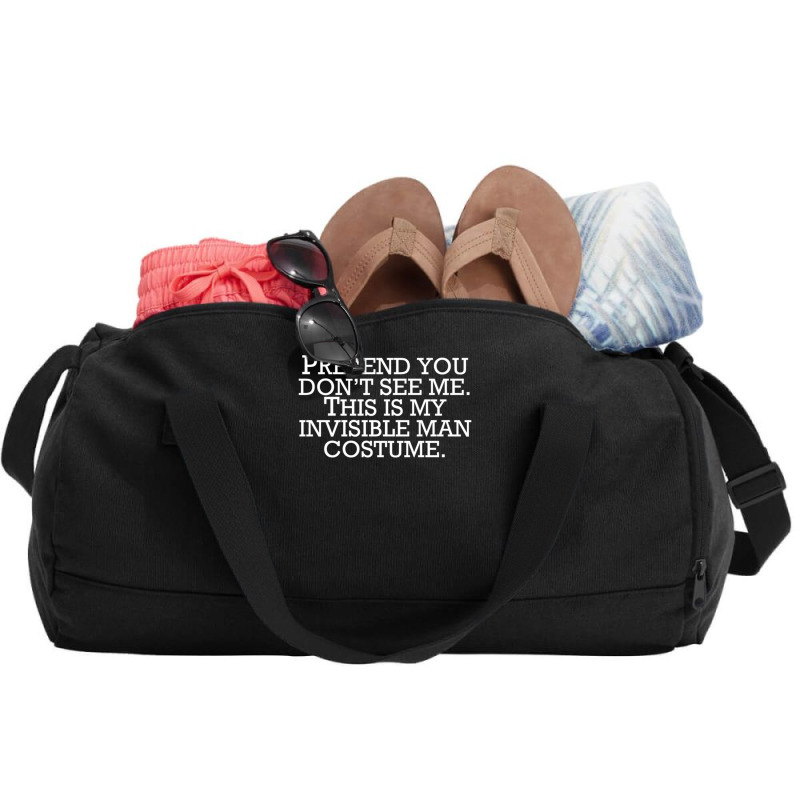 Invisible Man Costume Pretend You Don't See Me Duffel Bag | Artistshot