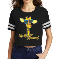 Hot Trend Giraffes Are My Spirit Animal Scorecard Crop Tee | Artistshot