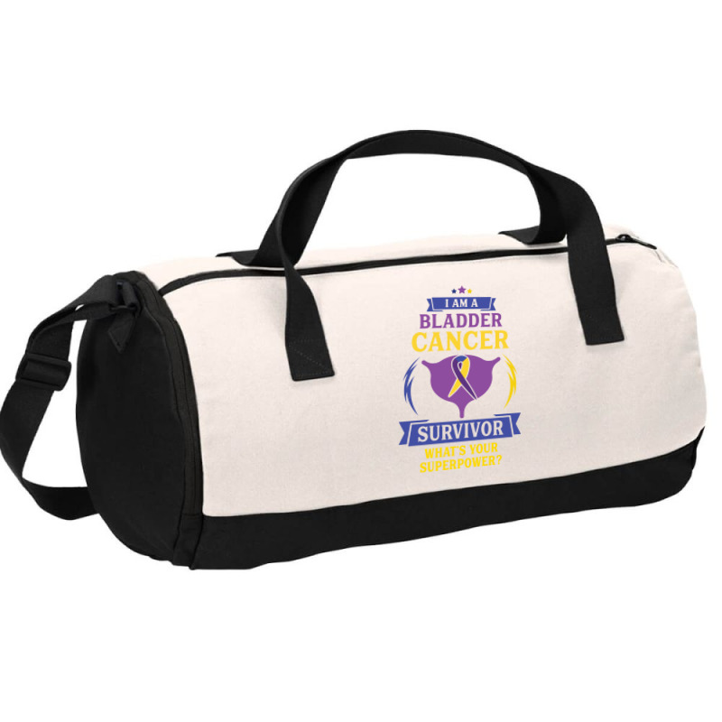 I Am A Bladder Cancer Survivor, What Is Your Superpower Duffel Bag | Artistshot