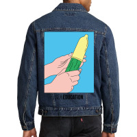 Limited Edition Sex Education Cucumber Poster Men Denim Jacket | Artistshot