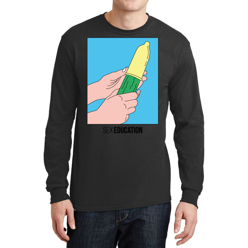 Limited Edition Sex Education Cucumber Poster Long Sleeve Shirts by Sizemore Adame | Artistshot